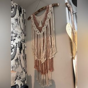 Macrame wall art